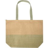 Grosse Strohpapier Tragetasche mit Reissverschluss, 21 l - Jürgin