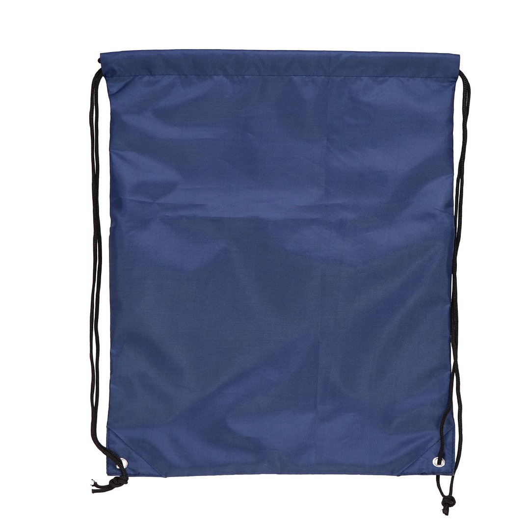 Kordelzugtasche 210T R-PET mit Reißverschluss Rueli