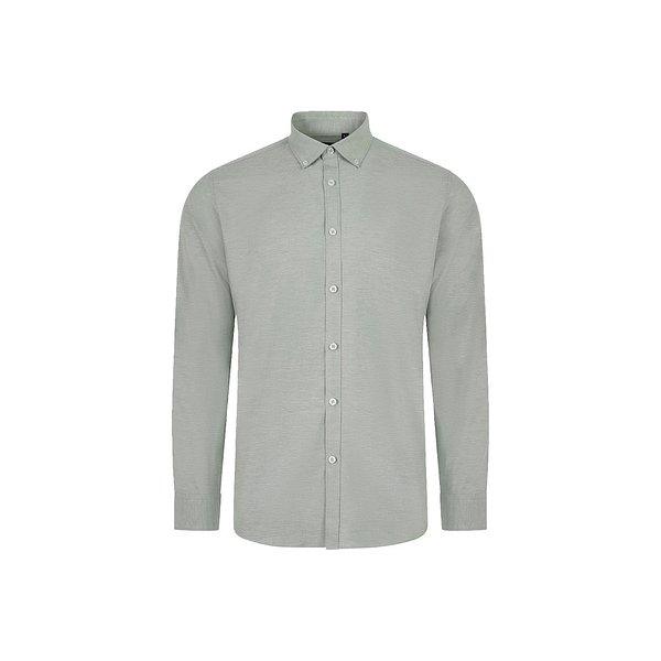 Hemd Oxford (180 g/m²) für Herren, aus Baumwolle (50 %), Polyester (45 %) und Elasthan (5 %) Gritll
