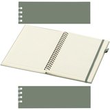 A5 Hardcover Spiralnotizbuch aus recyceltem Kunststoff - Palin