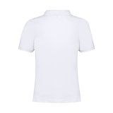 Erwachsene Frauen Weiss Polo-Shirt Idles