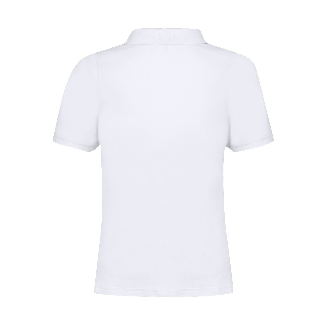 Erwachsene Frauen Weiss Polo-Shirt Idles