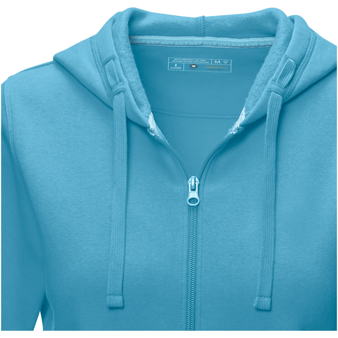 Hoodie mit durchgehendem Reissverschluss aus GOTS- und GRS-zertifiziertem Bio-Material für Damen - Lixena