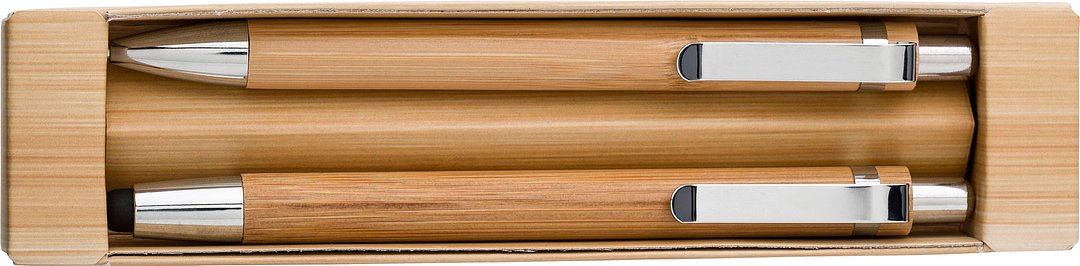 Kugelschreiber-Set aus Bambus Andico