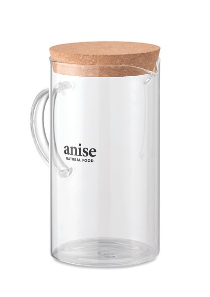 Karaffe Borosilikatglas 1000ml Lüzzarg