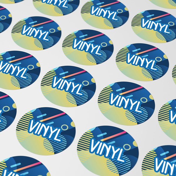 Vinyl Sticker Rund Ø 10 mm Fendina