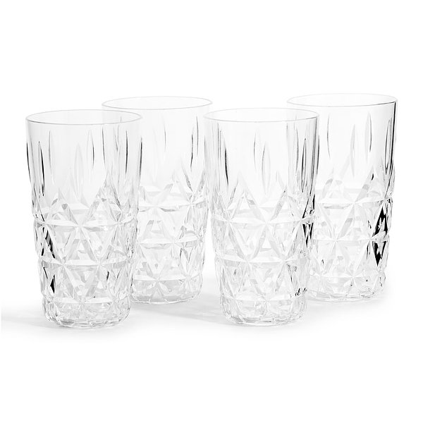 Acryl Picknickbecher 400ml Satz von 4 Dingik