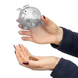 Recyceltes PS-Kunststoff-Sparschwein Steivin