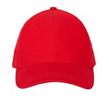 Kappe aus 100 % gebürsteter Baumwolle (260 g/m²) mit 6 Paneelen Raitlin