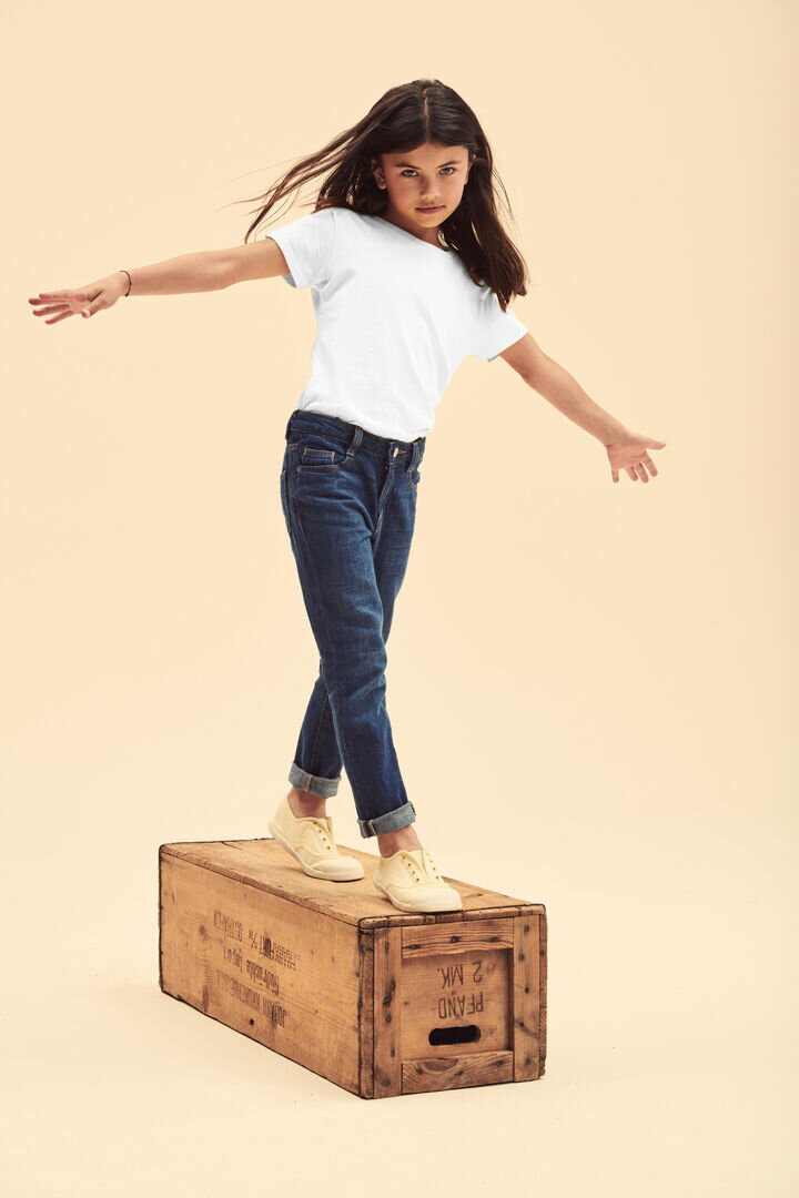 Kinder Weiß T-Shirt Idnic