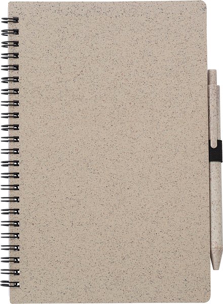 Notizbuch Dinatiang | Weizenstroh | A5 | Liniert