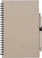 Notizbuch Dinatiang | Weizenstroh | A5 | Liniert
