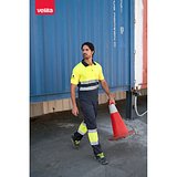 Zweifarbiges Poloshirt im Bird-Eye-Design (160g/m²) mit kurzen Ärmeln, aus Polyester (100%) Mudyli