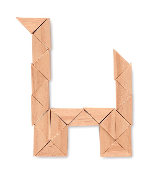 Holzpuzzle/Gehirnjogging Uorina