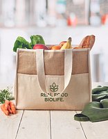 Jute-Canvas Shopping Tasche Nins