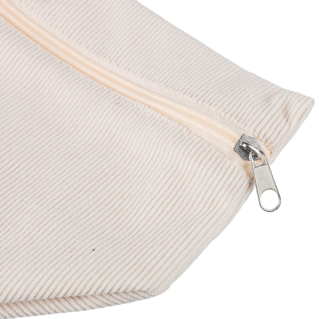 Kosmetiktasche aus Cord mit Reissverschluss Mareie
