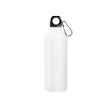 Flasche aus recyceltem Aluminium 530 mL mit Karabiner Hanrie