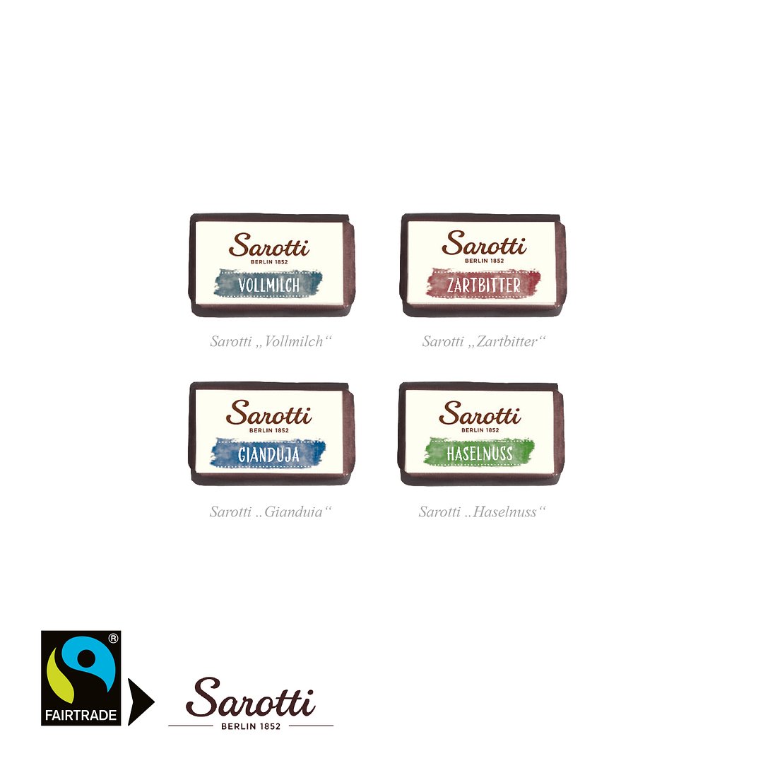 Adventskalender Weihnachtshaus "Exklusiv" mit Sarotti Fairtrade®