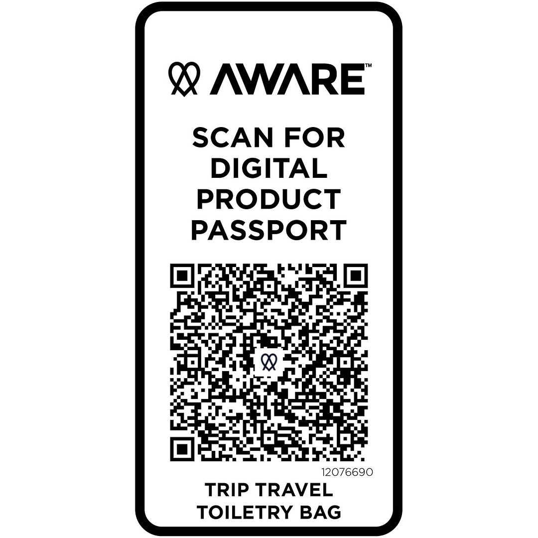 Aware™ Recycelter Reisekulturbeutel 6 L - Duri