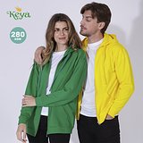 Erwachsene Sweatshirt mit Kapuze + Reißverschluss "keya"