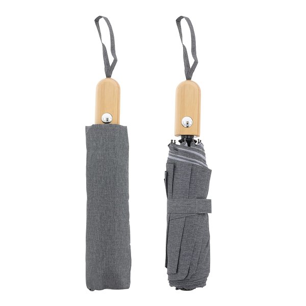 21” faltbarer Regenschirm aus R-PET -Material mit Automatiköffnung Gianie