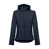 Softshelljacke für Damen, mit abnehmbarer Kapuze Badala