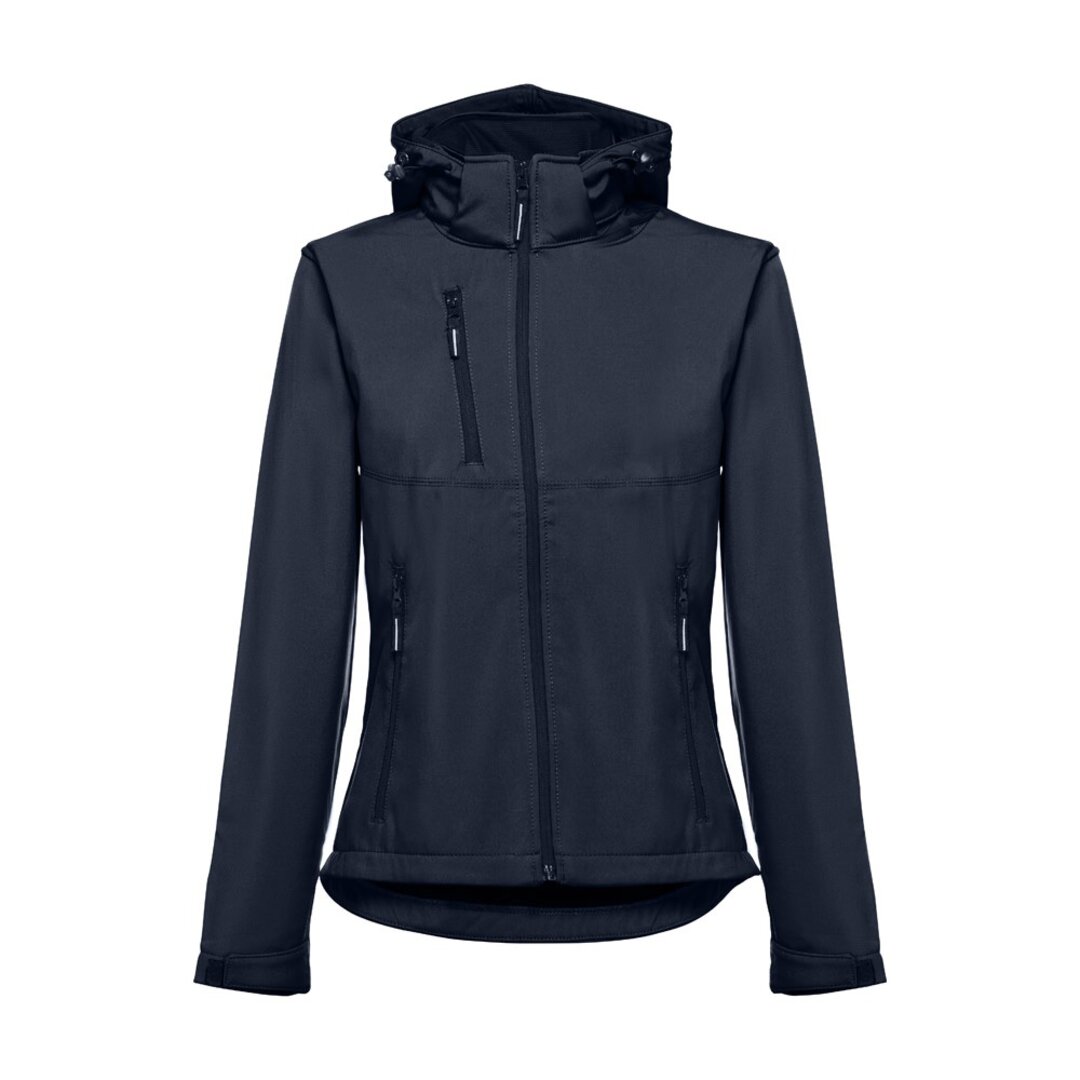 Softshelljacke für Damen, mit abnehmbarer Kapuze Badala