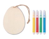 Malset Holz-Osterei Gritana