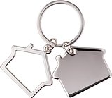 Schlüsselanhänger aus Zink-Aluminium in Hausform Ninest