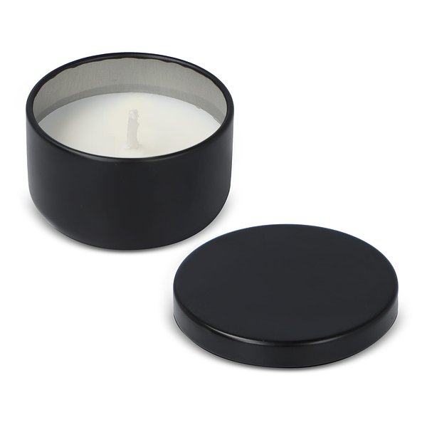 Asana unparfümierte Kerze auf Pflanzenbasis in recycelter Dose Menjast