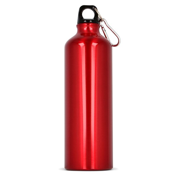 Aluminium Wasserflasche mit Karabiner 750ml Stgaunela