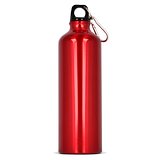 Aluminium Wasserflasche mit Karabiner 750ml Stgaunela