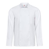 Langärmelige Kochjacke (175 g/m²), aus Baumwolle (35 %) und Polyester (65 %) Doldivas