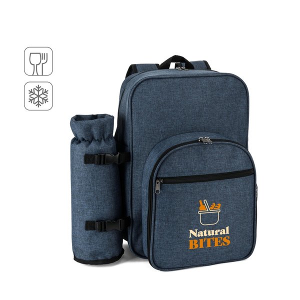 Picknick-Kühlrucksack aus 600D, recyceltem Polyester, mit hoher Dichte Reileenja