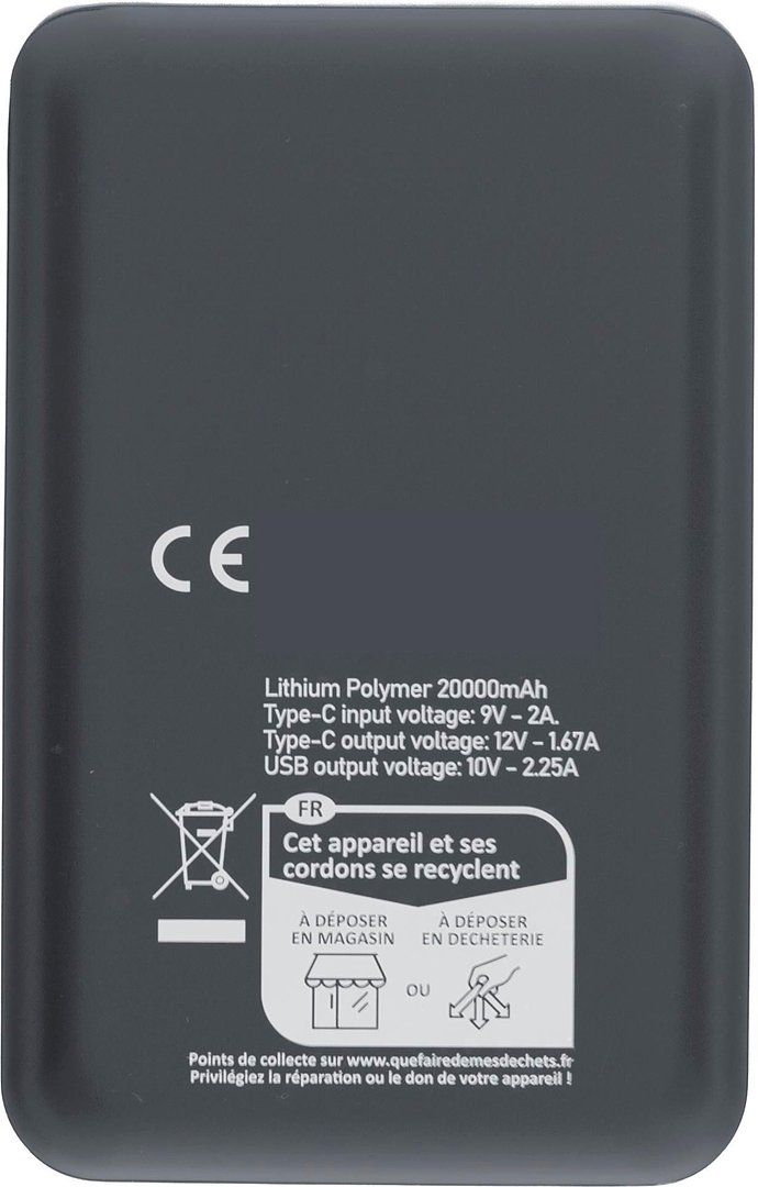 Recycelte ABS-Ladestation Nelyca