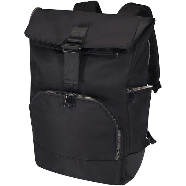 15" Rolltop-Rucksack aus recyceltem GRS-Material 18 L - Grilen
