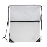 Kordelzugtasche 210T R-PET mit Reißverschluss Rueli