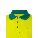 Zweifarbiges Piqué-Poloshirt (150g/m²) mit langen Ärmeln, aus Baumwolle (55%) und Polyester (45%) Annicas