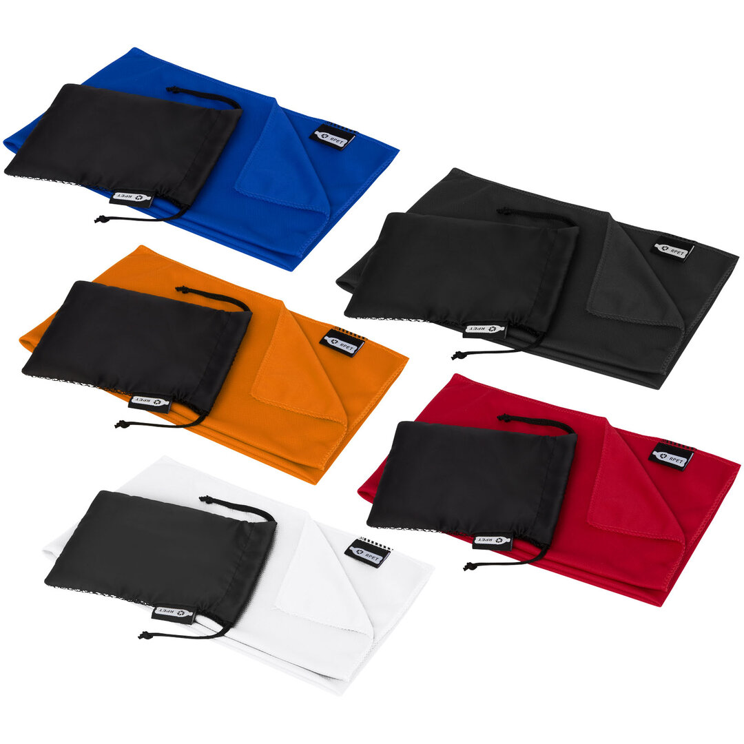 Sport Kühlhandtuch im Etui aus recyceltem PET Kunststoff - Natiama