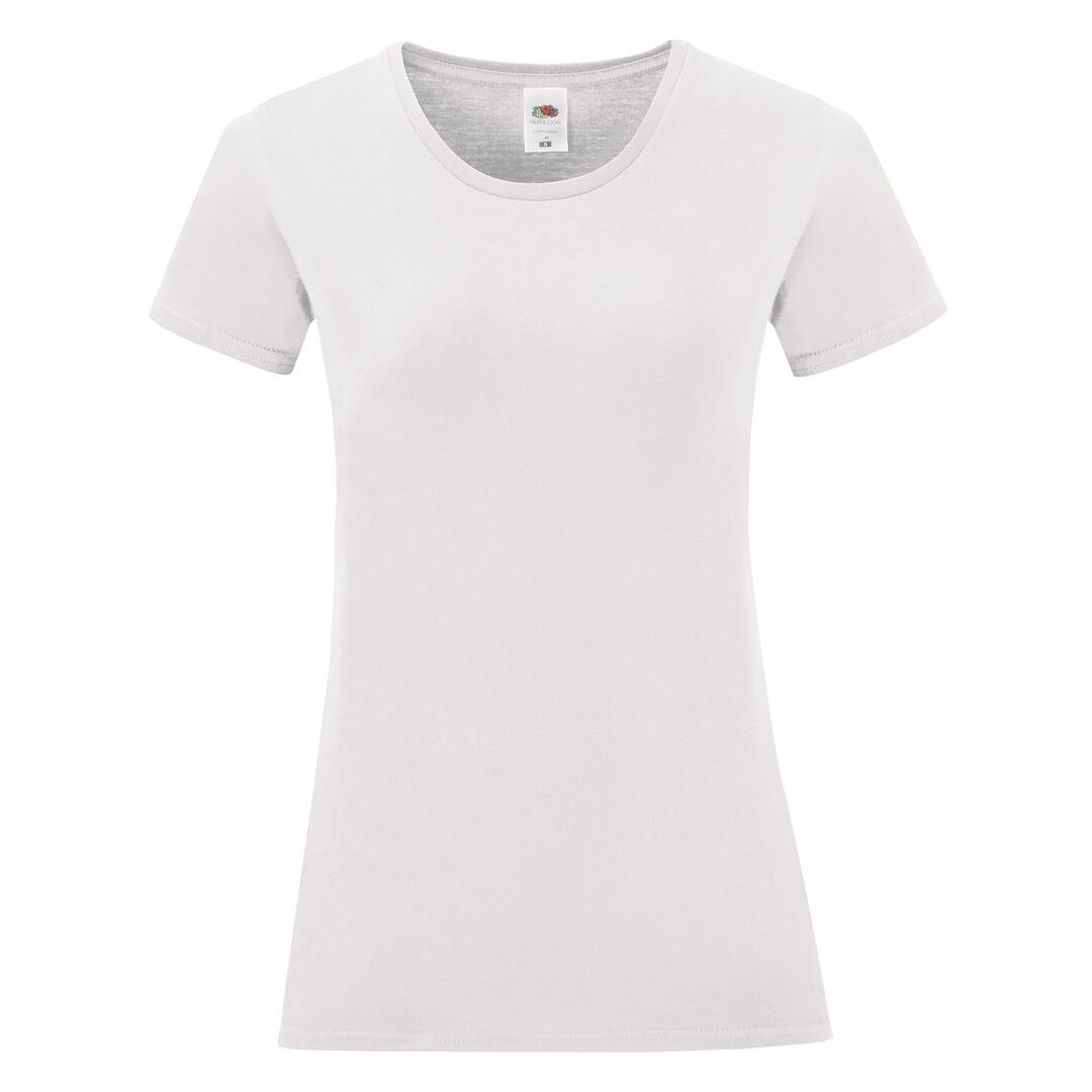 Frauen Weiß T-Shirt Idnic