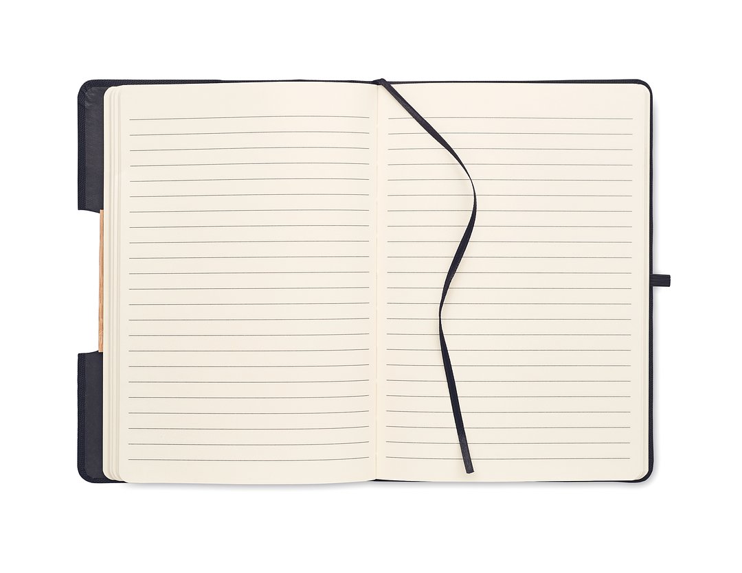 DIN A5 RPET Notizbuch, liniert Mengaull