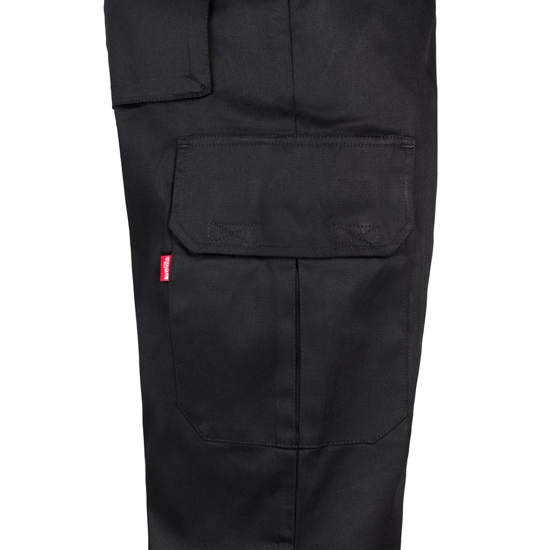Hose mit mehreren Taschen aus Twill (200 g/m²), aus Baumwolle (35 %) und Polyester (65 %) Vrelvel
