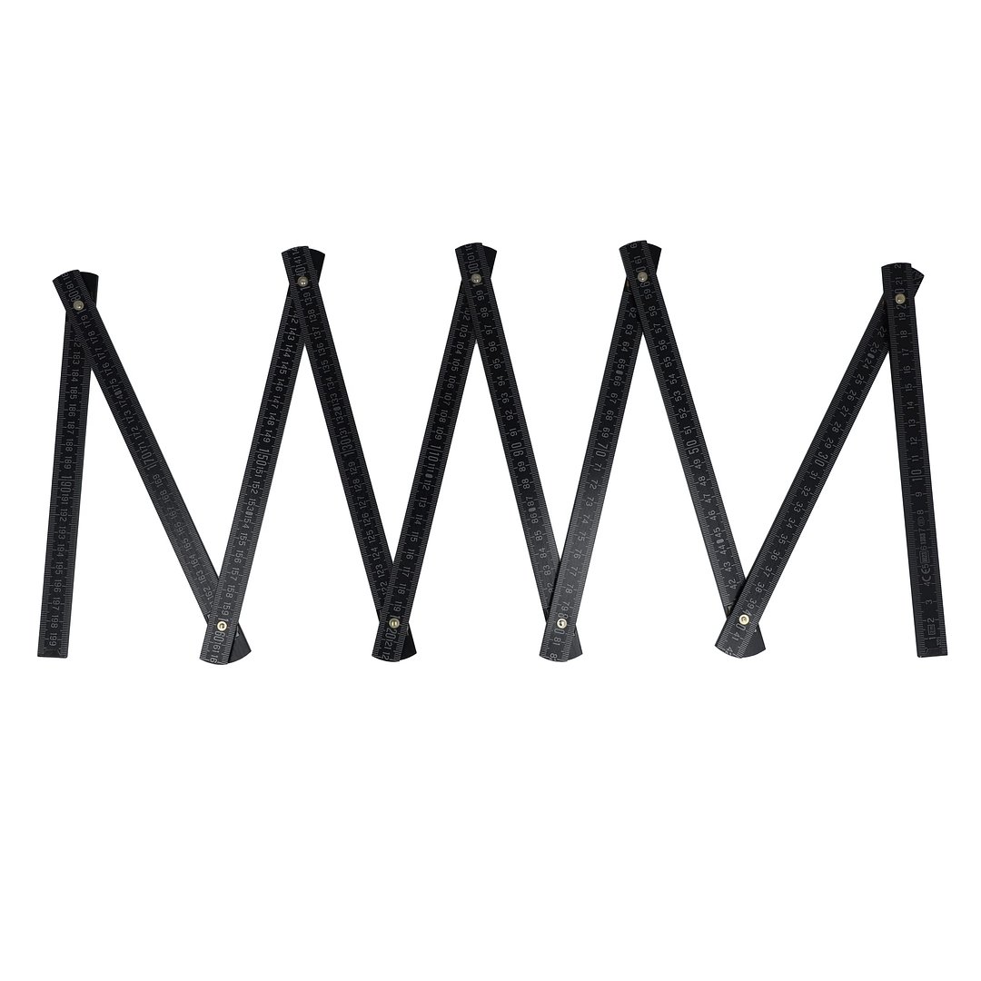 Zollstock Holz 2m Premium lackiert Dicorioli