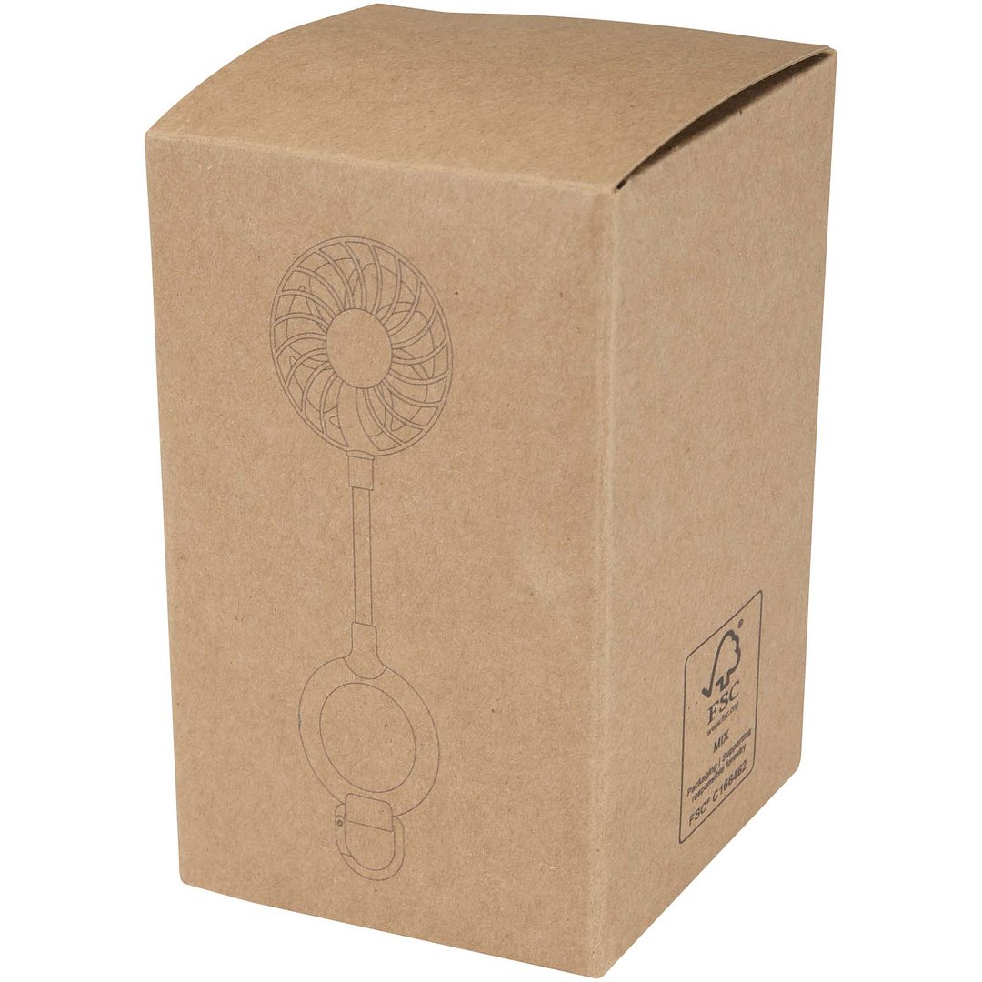 Magnetischer, tragbarer Ventilator aus recyceltem Kunststoff - Frita