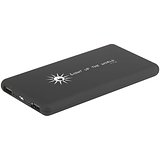 8000 mAh Solar Powerbank mit Leuchtlogo - Sarlien