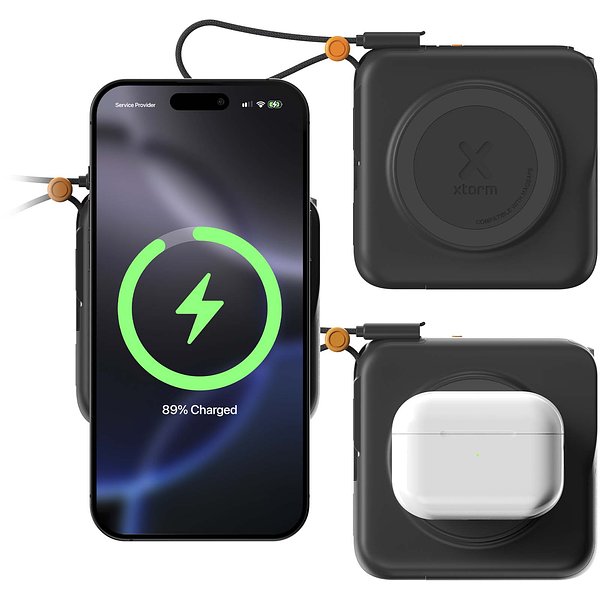 TravelPro 30 W, 10.000 mAh, 3 in 1 Reiseladegerät - Regulan
