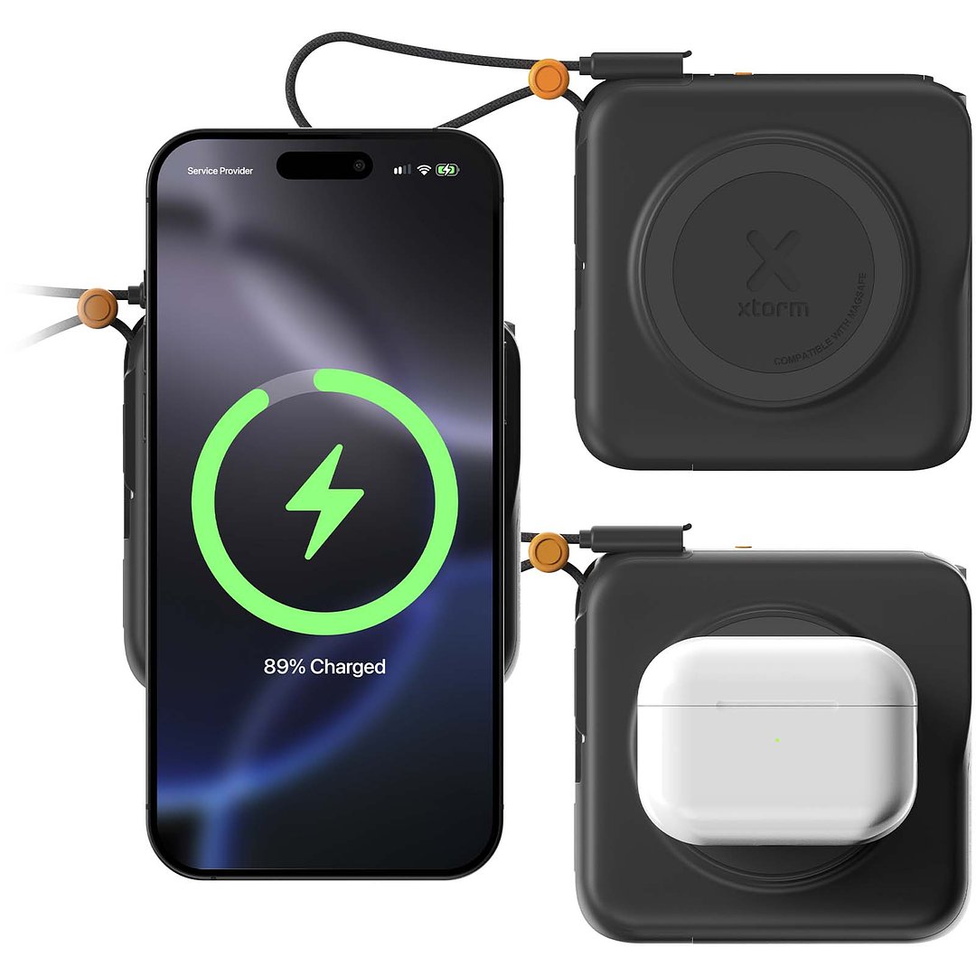 TravelPro 30 W, 10.000 mAh, 3 in 1 Reiseladegerät - Regulan