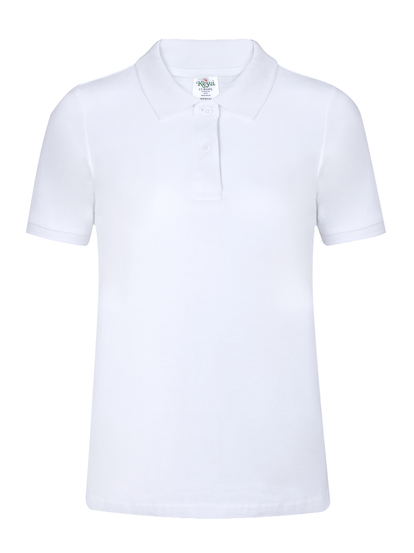 Frauen Weiß Polo-Shirt "keya"