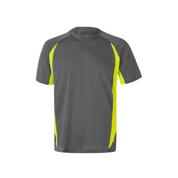 Zweifarbiges technisches T-Shirt mit Bird-Eye-Design (160 g/m²), aus Polyester (100%) Dumerix