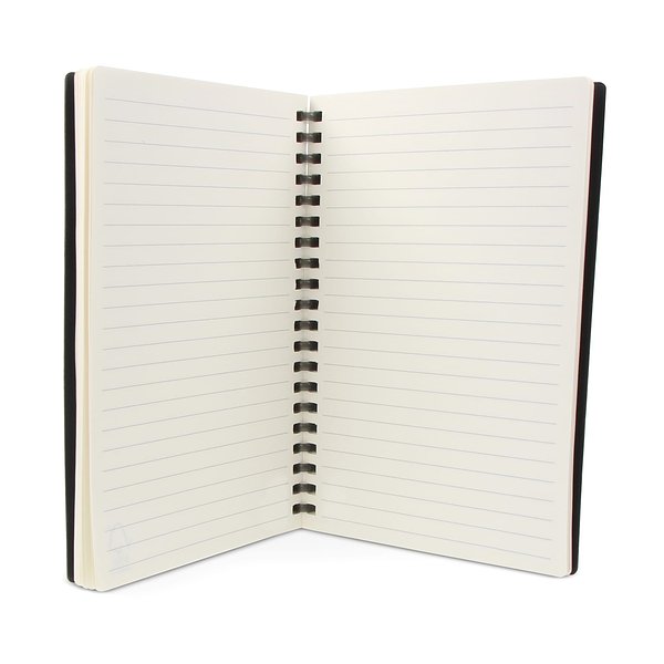 Notizbuch aus recyceltem Leder Midi Merin